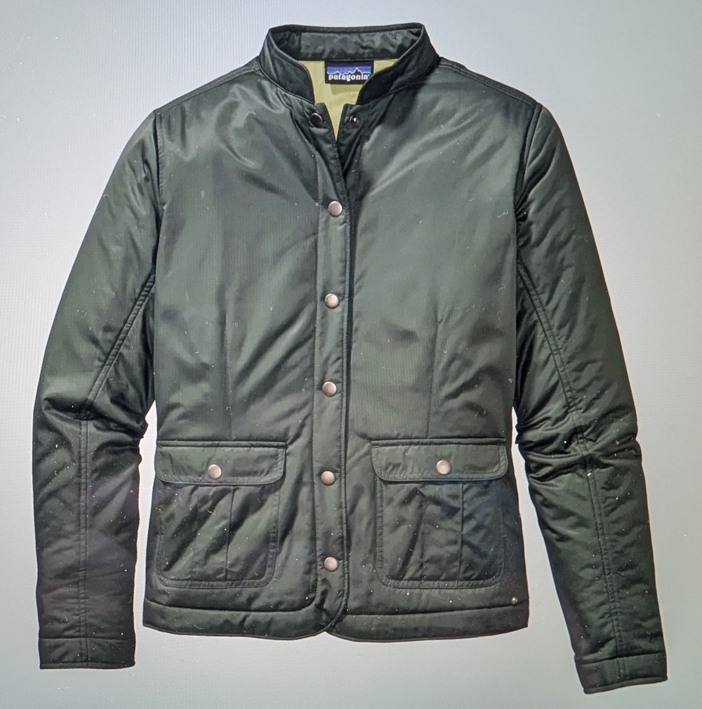 NWT Patagonia Saluki Jacket Green Lightweight Synthetic Coat 28236 Extra-Large - Picture 7 of 7